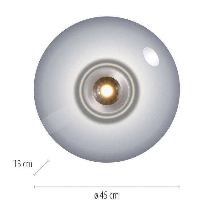 PN 6083-15 LED nástěnné a stropní svítidlo PURE Vitrum 2700K platina / kouřová - PAUL NEUHAUS (obrázek 11)