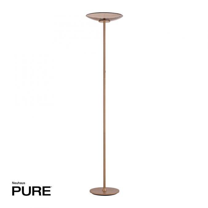 PN 594-97 LED stojací svítidlo Pure Moon dotykový stmívač 2700K bronz / tmavý amber - PAUL NEUHAUS