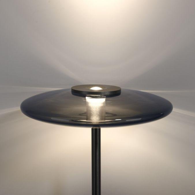 PN 481-15 LED stojací svítidlo PURE Vitrum 2700K platina / kouřová - PAUL NEUHAUS (obrázek 4)
