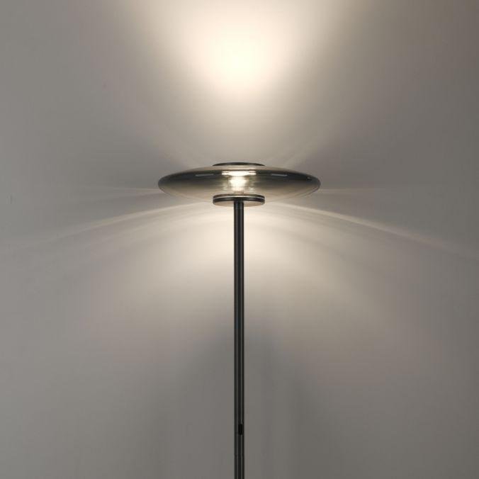 PN 481-15 LED stojací svítidlo PURE Vitrum 2700K platina / kouřová - PAUL NEUHAUS (obrázek 8)