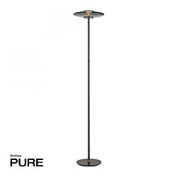 Obrázek pro produkt LED stojací svítidlo PURE Vitrum 2700K platina / kouřová - PAUL NEUHAUS