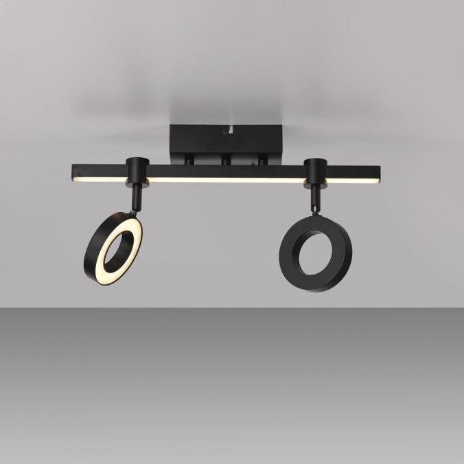 LD 12075-18 LED stropní svítidlo černé Smarthome stmívatelné dálkový ovladač s aplikací Tuya RGB/2700-5000K - JUST LIGHT (obrázek 9)