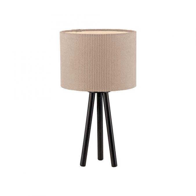 LD 14893-39 stolní lampa GREEN béžová manšestrové stínidlo s vypínačem - JUST LIGHT