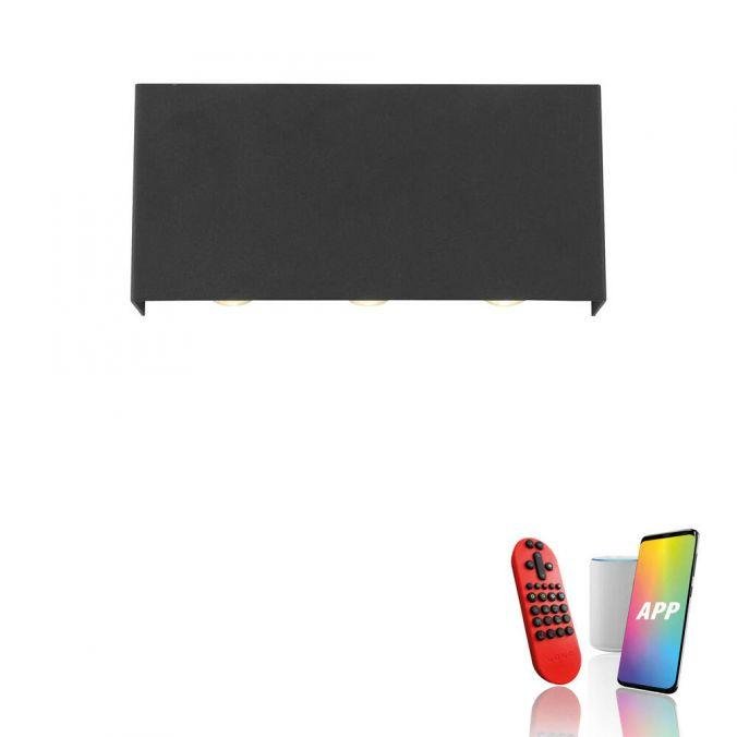 LD 16488-13 LED nástěnné svítidlo antracit Smarthome dálkový ovladač stmívatelné s aplikací Tuya RGB/2700-5000K - JUST LIGHT