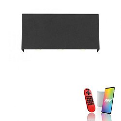 Obrázek pro produkt LED nástěnné svítidlo antracit Smarthome dálkový ovladač stmívatelné s aplikací Tuya RGB/2700-5000K - JUST LIGHT