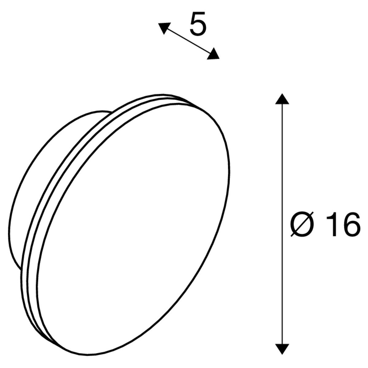 LA 1007912 D-RING S nástěnné svítidlo, fáze, 2700/3000K, fáze, IP65, bílá - BIG WHITE (SLV) (obrázek 8)