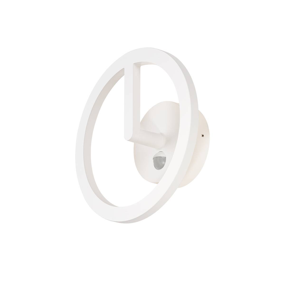 LA 1007917 Q-RING nástěnné svítidlo, senzor, 3000 K, IP54, bílá - BIG WHITE (SLV)