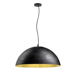 Obrázek pro produkt FORCHINI 70 závěsné svítidlo, E27, délka závěsu 150 cm, 1x max. 40 W, matná černá / matná zlatá - BIG WHITE (SLV)