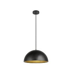 Obrázek pro produkt FORCHINI M 40 závěsné svítidlo, E27, délka závěsu 150 cm, 1x max. 40 W, matná černá / matná zlatá - BIG WHITE (SLV)
