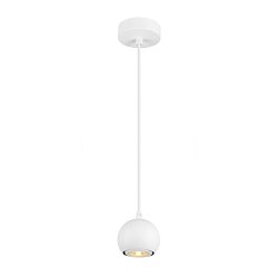 Obrázek pro produkt LIGHT EYE® 90 závěsné svítidlo, GU10, délka závěsu 150cm, 1x max. 6W, matně bílá - BIG WHITE (SLV)