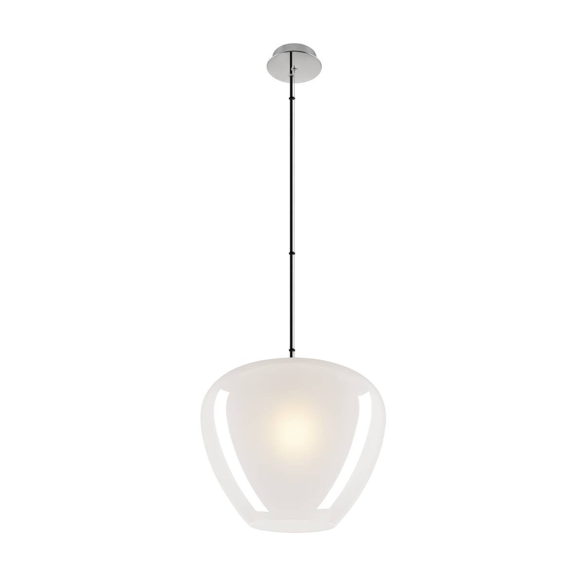 LA 1007878 PANTILO CONVEX 40 závěsné svítidlo, 150cm, E27, max. 40W, bílé - BIG WHITE (SLV)