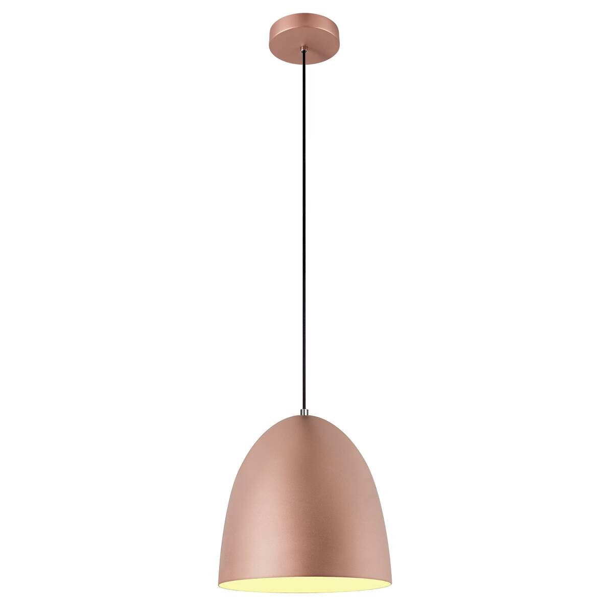 LA 1008132 PRO CONE 30 závěsné svítidlo, délka závěsu 250cm, E27, 1x max. 60W, měděná / bílá - BIG WHITE (SLV)