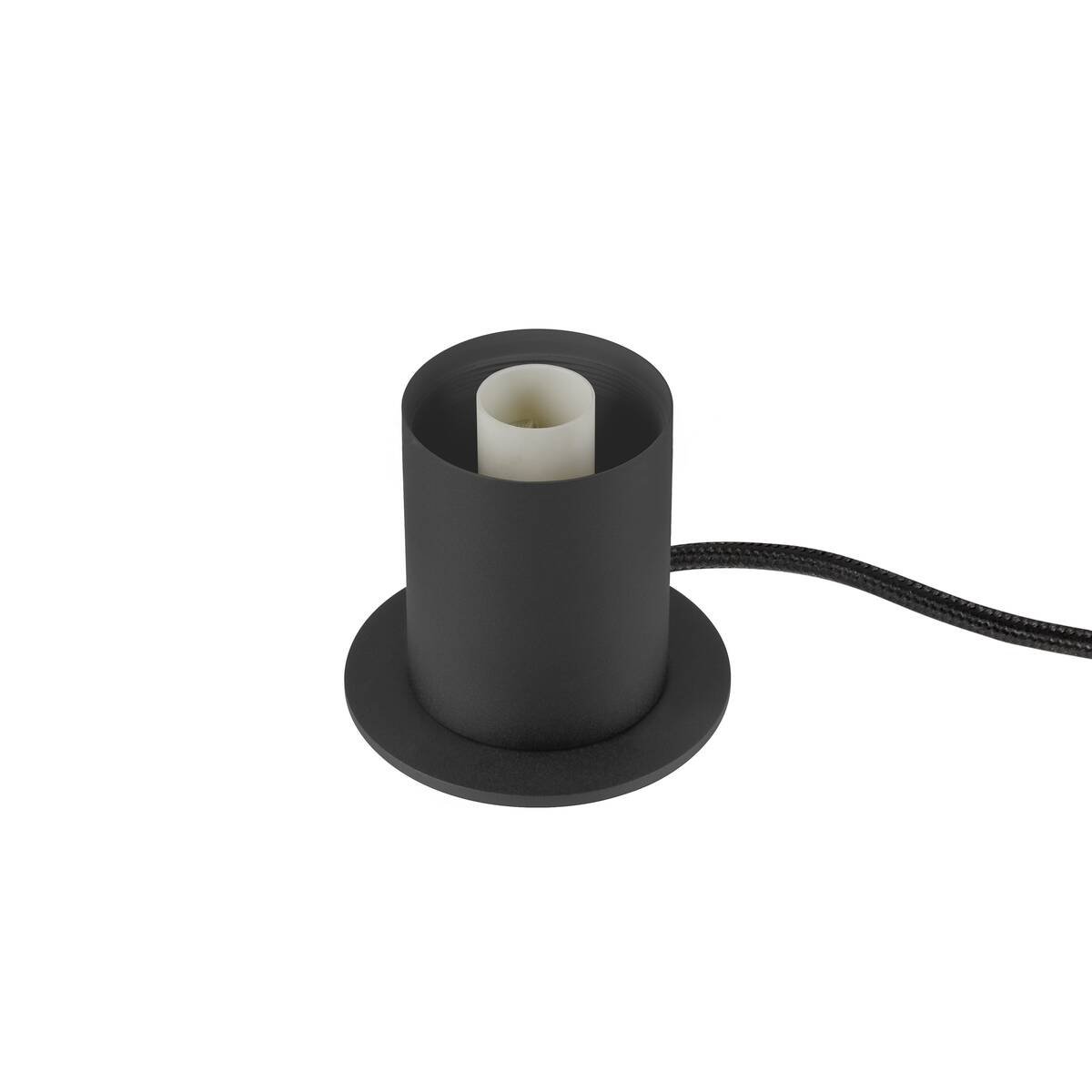 LA 1008109 VARYT Stolní lampa, kulatá, 1x max. 6W, E14, černá - BIG WHITE (SLV)