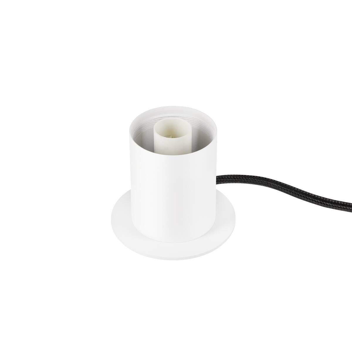 LA 1008110 VARYT Stolní lampa, kulatá, 1x max. 6W, E14, bílá - BIG WHITE (SLV)