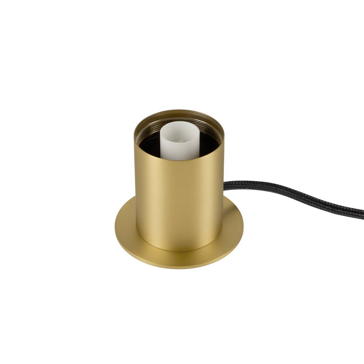 LA 1008112 VARYT Stolní lampa, kulatá, 1x max. 6W, E14, mosazné - BIG WHITE (SLV)