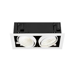 Obrázek pro produkt KADUX vestavné svítidlo, double, 4000K, DALI 2, dotekové ovládání, 30°, bílá - BIG WHITE (SLV)