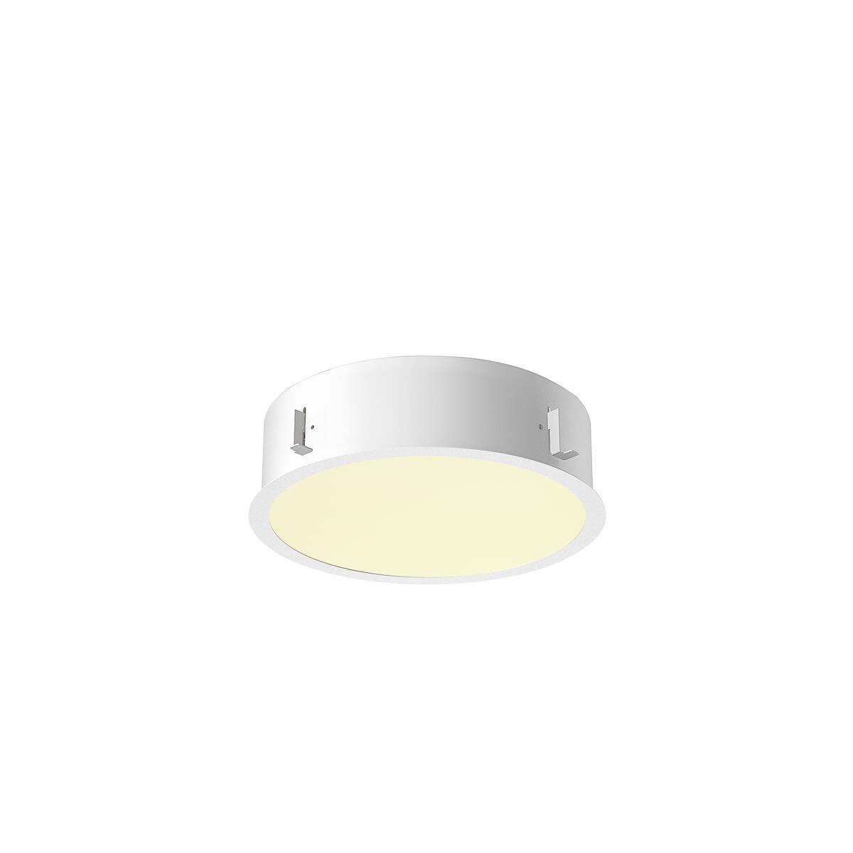 LA 1008629 MEDO® 30 vestavné svítidlo do stropu, rámeček, 3000/4000K, 70°, IP20, kulaté, bílé - BIG WHITE (SLV)