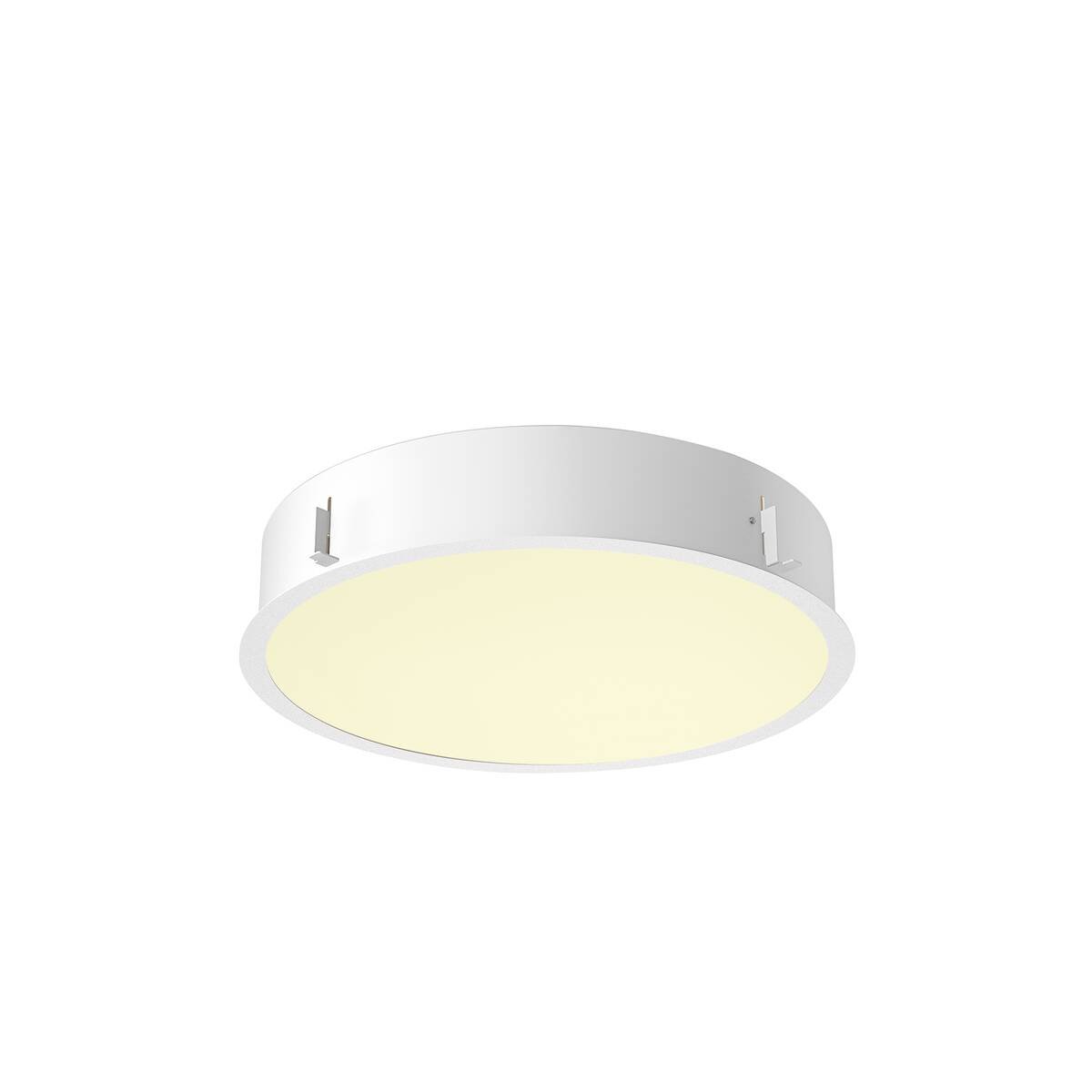 LA 1008631 MEDO® 40 vestavné svítidlo do stropu, rám, 3000/4000K, 80°, IP20, kulaté, bílé - BIG WHITE (SLV)