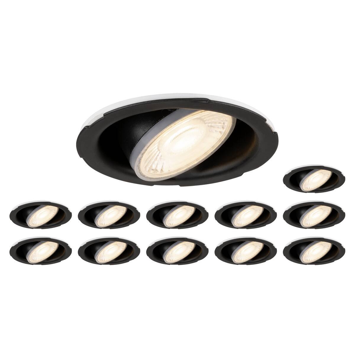 LA 1008066 Sada sestávající z 12 x UNIVERSAL DOWNLIGHT PHASE IP20 38° bez krytu. - BIG WHITE (SLV)
