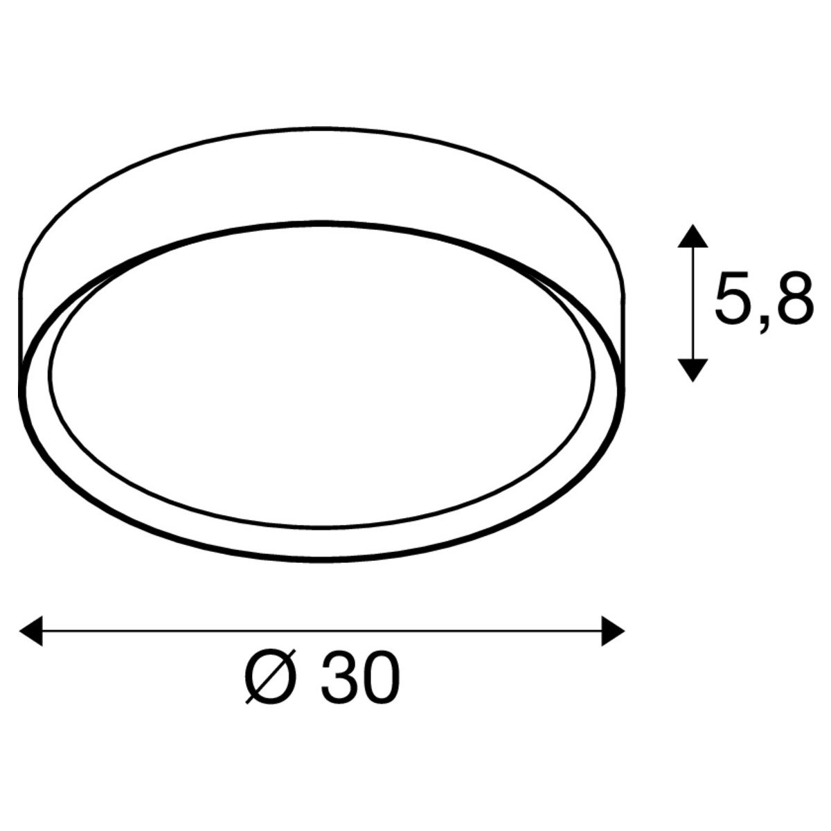 LA 1008577 DECONA nástěnné a stropní svítidlo, kulaté, 2700/3000K, 18W, PHASE, bílé - BIG WHITE (SLV) (obrázek 7)