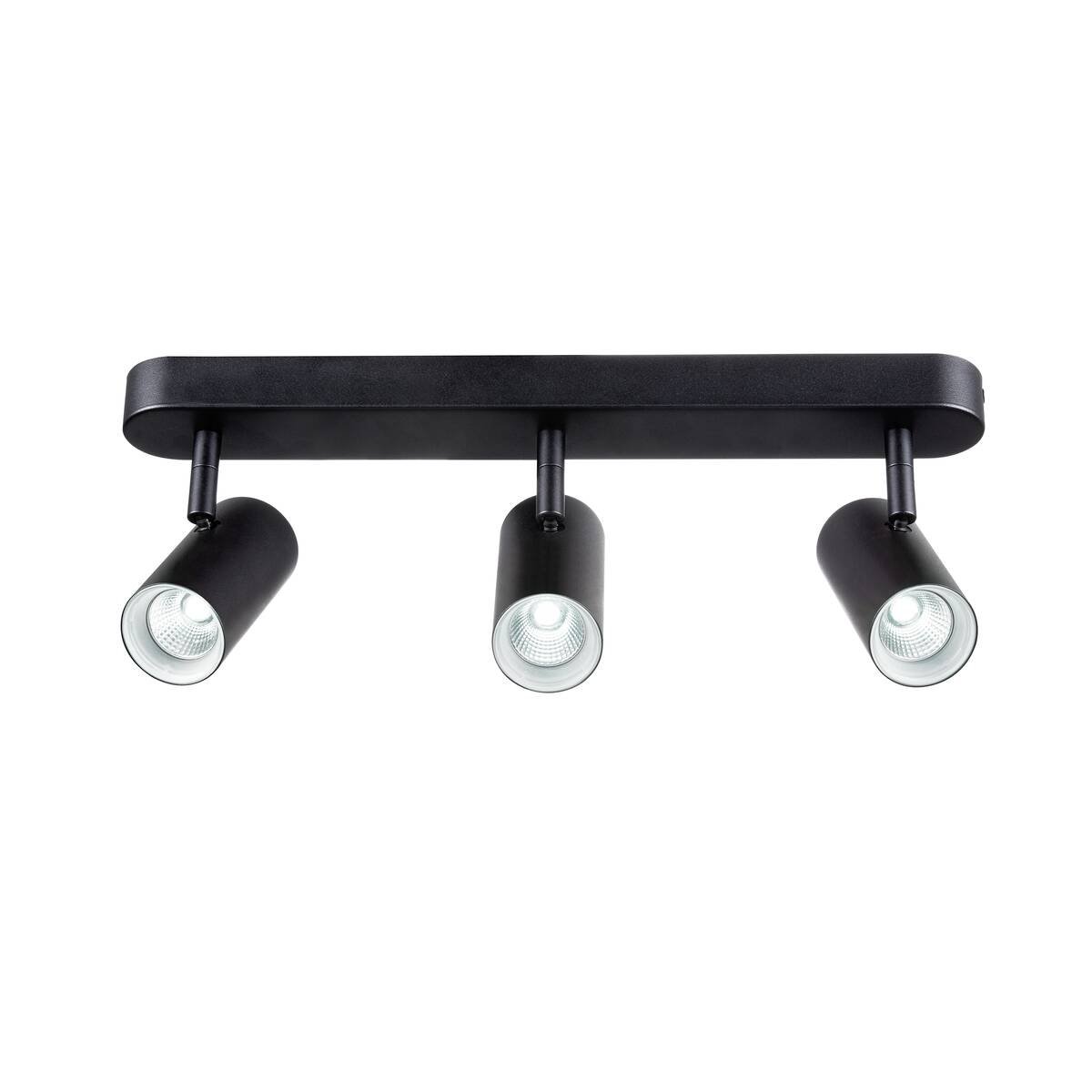 LA 1008708 NOBLO® nástěnné a stropní svítidlo, trojité, kulaté, 2000-3000K, 22W, Dim-to-Warm, PHASE, 36°, černé - BIG WHITE (SLV) (obrázek 5)