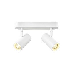 Obrázek pro produkt NOBLO® nástěnný a stropní svítidlo, double, kulaté, 2000-3000K, 15W, Dim-to-Warm, PHASE, 36°, bílé - BIG WHITE (SLV)