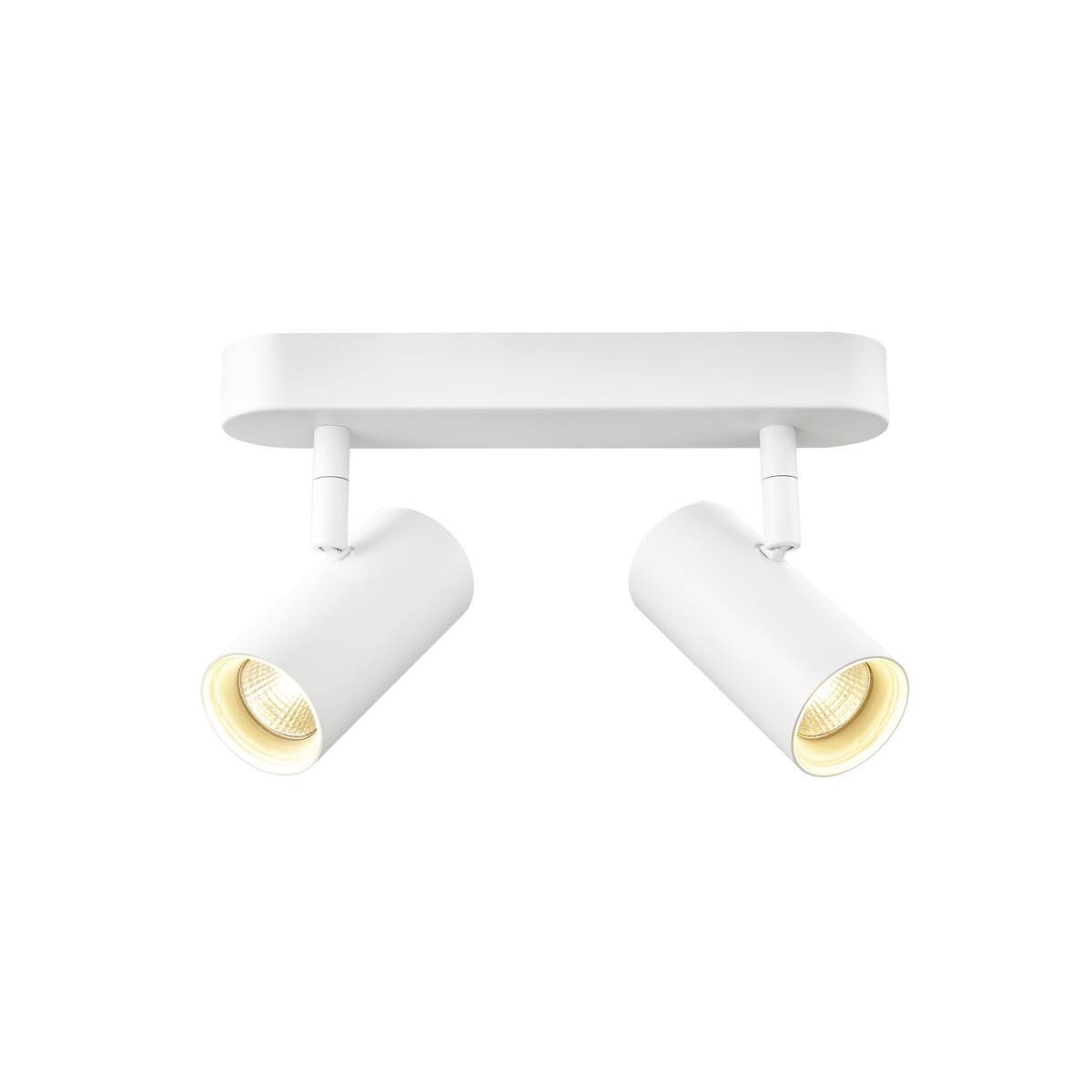 LA 1008716 NOBLO® nástěnné a stropní svítidlo, double, kulaté, 2700K, 12W, PHASE, 32°, bílé - BIG WHITE (SLV)