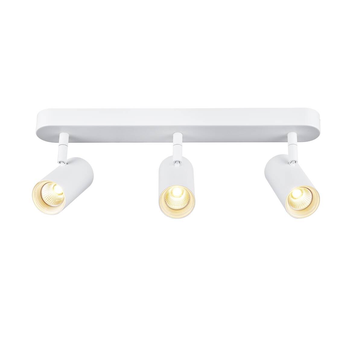 LA 1008717 NOBLO® nástěnné a stropní svítidlo, trojité, kulaté, 2700K, 19W, PHASE, 32°, bílé - BIG WHITE (SLV)