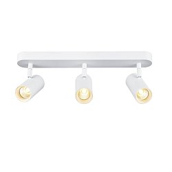Obrázek pro produkt NOBLO® nástěnné a stropní svítidlo, trojité, kulaté, 2700K, 19W, PHASE, 32°, bílé - BIG WHITE (SLV)