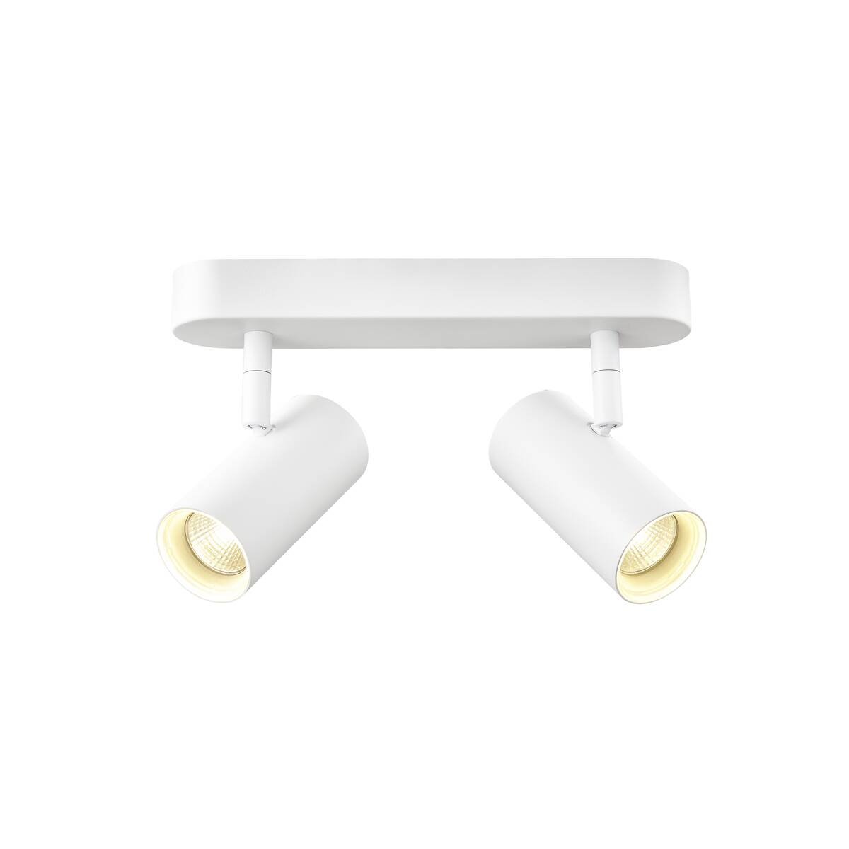 LA 1008710 NOBLO® nástěnný a stropní svítidlo, double, kulaté, 3000K, 12W, PHASE, 32°, bílé - BIG WHITE (SLV)