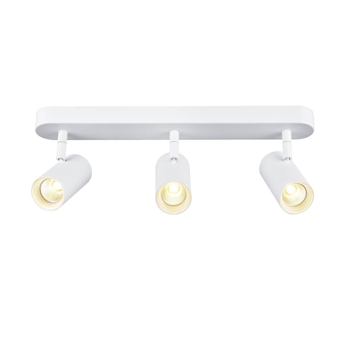 LA 1008711 NOBLO® nástěnné a stropní svítidlo, trojité, kulaté, 3000K, 19W, PHASE, 32°, bílé - BIG WHITE (SLV)