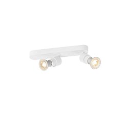 Obrázek pro produkt PURI 2.0 Basic nástěnné a stropní svítidlo, asymetrické, kulaté, 2 x max. 6W GU10, bílé - BIG WHITE (SLV)