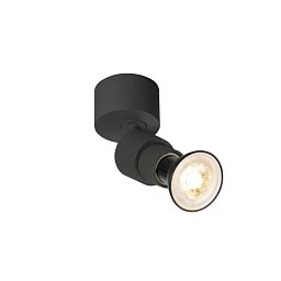 Obrázek pro produkt PURI 2.0 Basic nástěnné a stropní svítidlo, kulaté, 1x max. 6W GU10, černé - BIG WHITE (SLV)