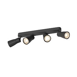 Obrázek pro produkt PURI 2.0 Dome nástěnné a stropní svítidlo, dlouhé provedení, 4 x max. 6W GU10, černé - BIG WHITE (SLV)