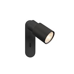 Obrázek pro produkt PURI 2.0 Tube nástěnné a stropní svítidlo, spínač, obdélníkový, 1x max. 6W GU10, černá - BIG WHITE (SLV)