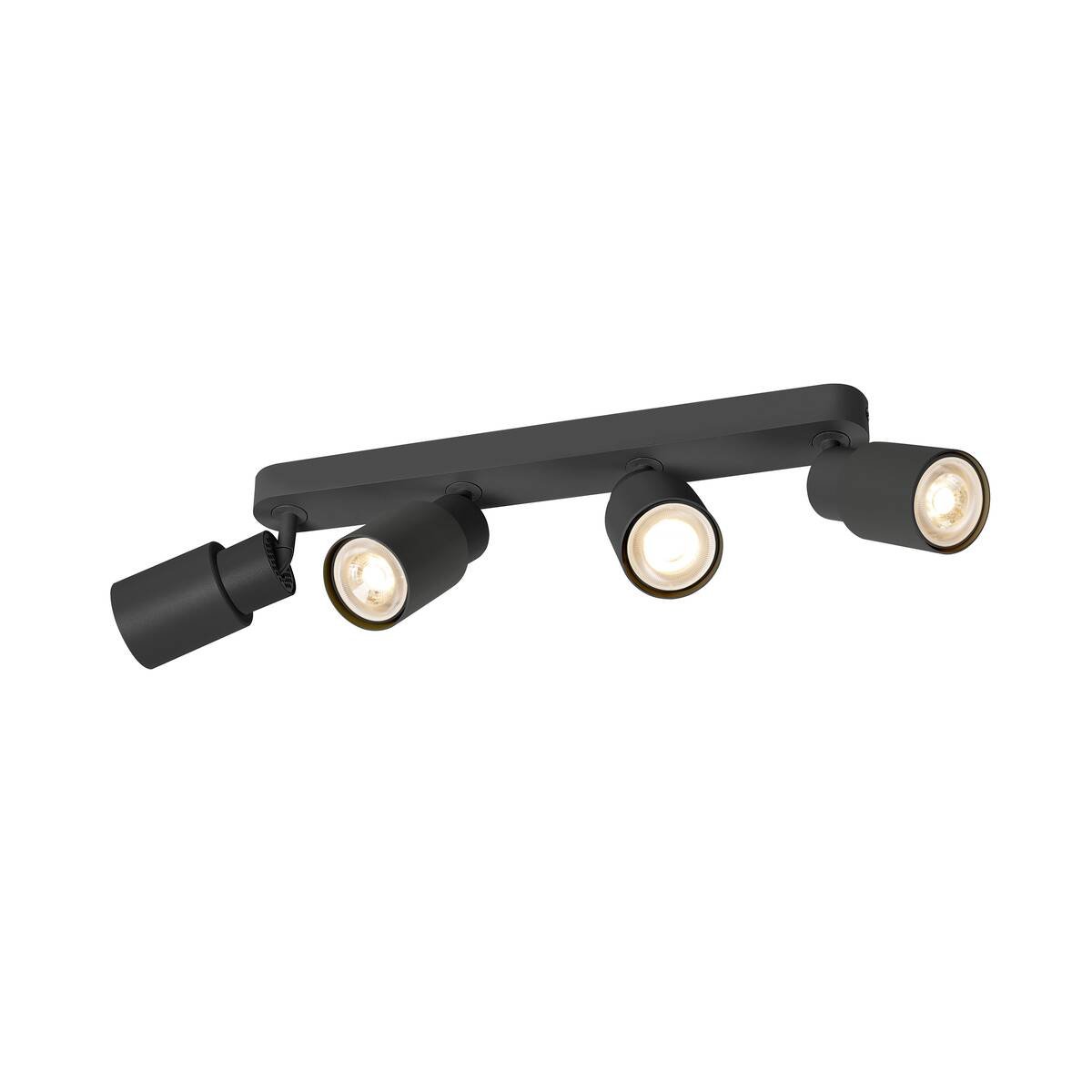LA 1008344 PURI 2.0 Tube nástěnné a stropní svítidlo, dlouhé, 4 x max. 6W GU10, černé - BIG WHITE (SLV)