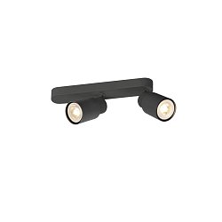 Obrázek pro produkt PURI 2.0 Tube nástěnné a stropní svítidlo, asymetrické, 2 x max. 6W GU10, černé - BIG WHITE (SLV)