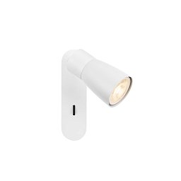 Obrázek pro produkt PURI 2.0 Dome nástěnné a stropní svítidlo, vypínač, obdélníkový, 1x max. 6W GU10, bílá - BIG WHITE (SLV)