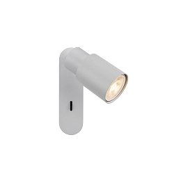 Obrázek pro produkt PURI 2.0 Tube nástěnné a stropní svítidlo, vypínač, obdélníkový, 1x max. 6W GU10, šedá - BIG WHITE (SLV)