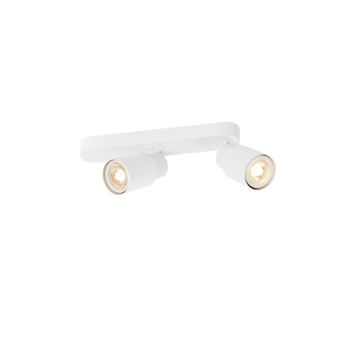 LA 1008310 PURI 2.0 Tube nástěnné a stropní svítidlo, asymetrické, 2 x max. 6W GU10, bílá - BIG WHITE (SLV)