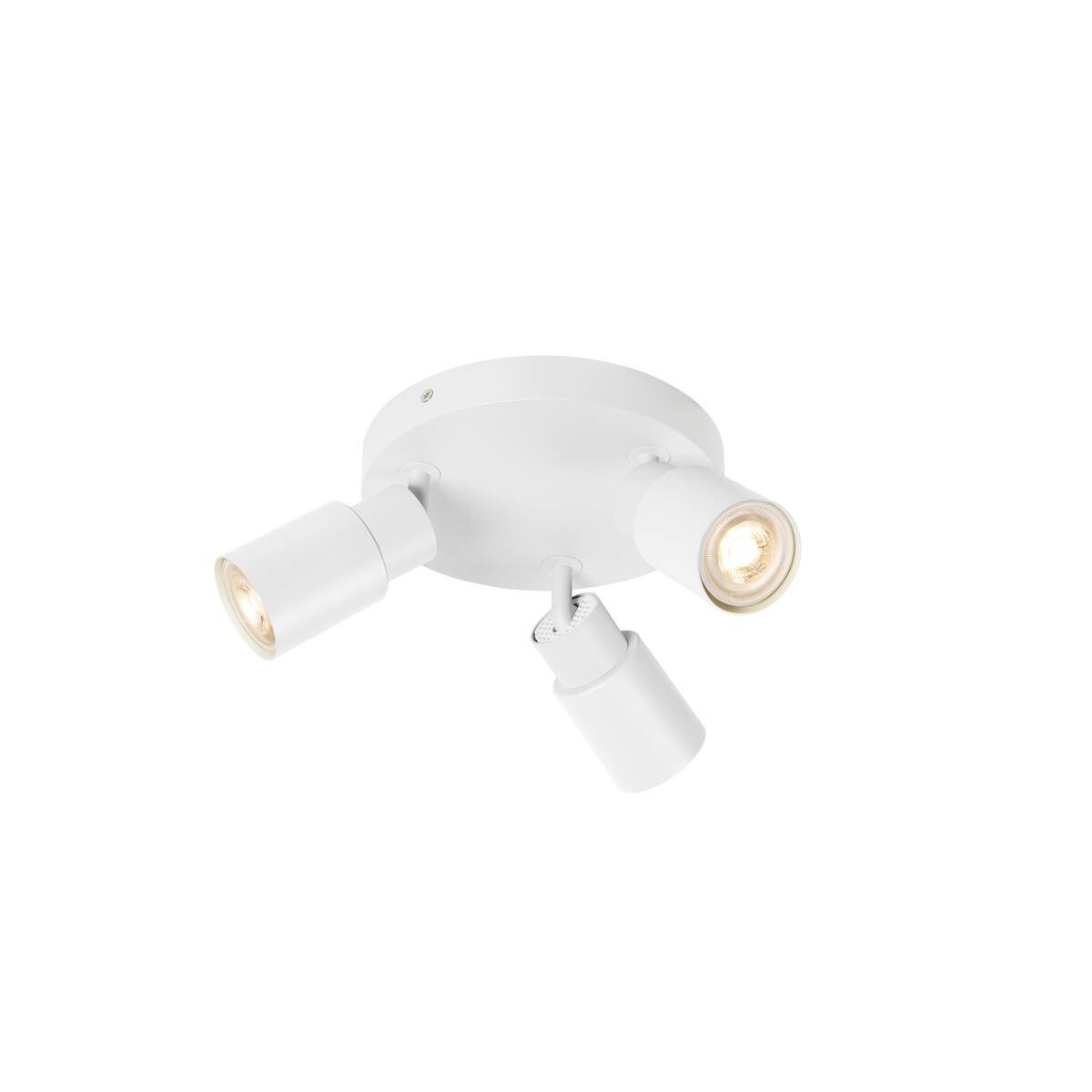 LA 1008334 PURI 2.0 Tube nástěnné a stropní svítidlo, kulaté, 3 x max. 6W GU10, bílé - BIG WHITE (SLV)
