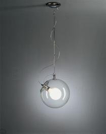 Levně AR A031000 Závěsné svítidlo MICONOS SOSPENSIONE 1x23W chrom, foukané sklo - ARTEMIDE