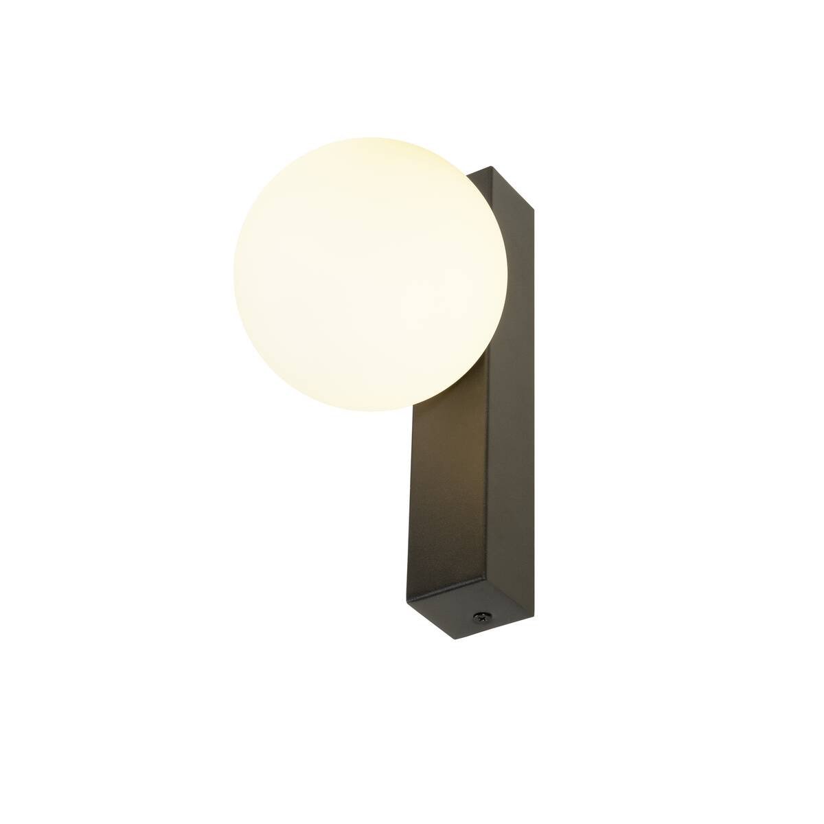 LA 1008123 SUN nástěnné svítidlo, čtvercové, 1x max. 40W, LED žárovka, G9, PHASE, černé - BIG WHITE (SLV)