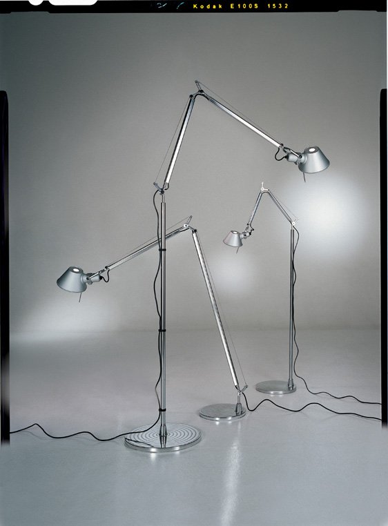 Levně AR A109-439 Stojací lampa Tolomeo micro terra halo (alu) 60W E14 (A010900 + A043900) - ARTEMIDE