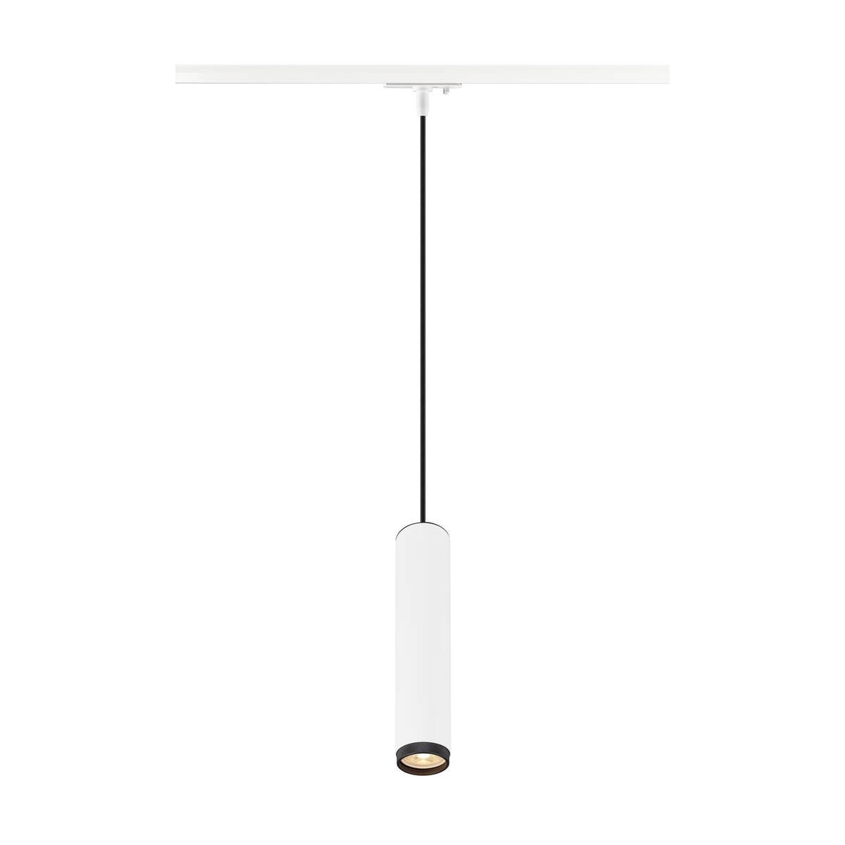 LA 1008469 GRIP! L 1~ závěsné svítidlo, GU10, délka závěsu 200cm, 1x max. 6W, bílé / černé - BIG WHITE (SLV)