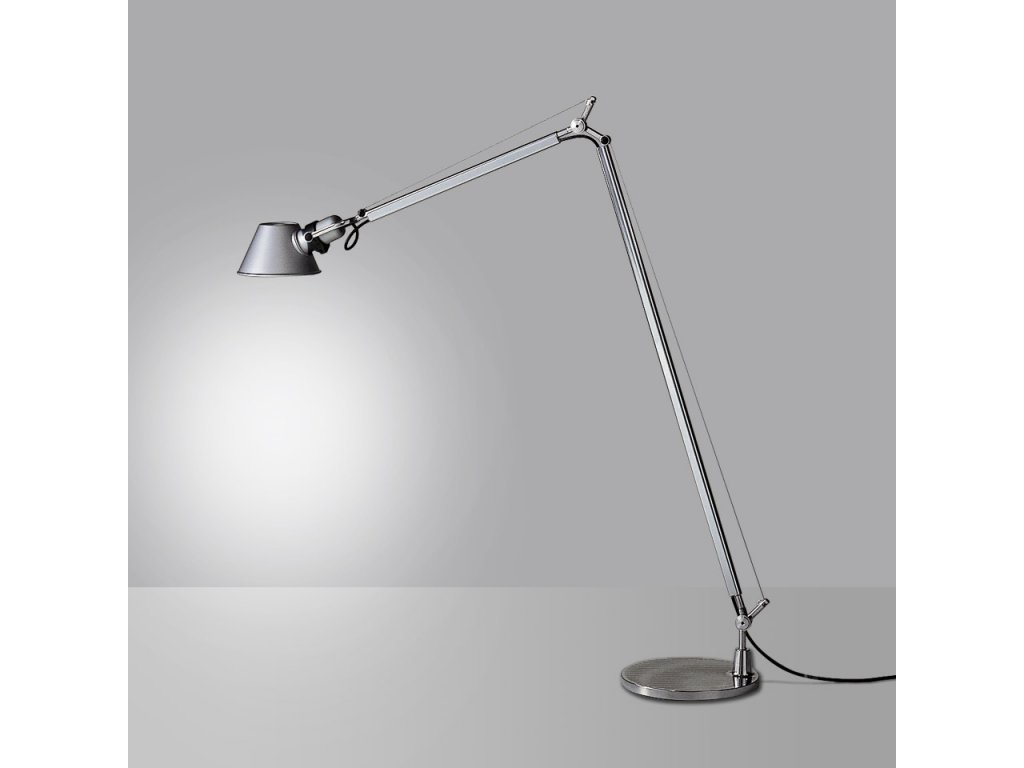 Levně AR A139-149 Stojací lampa Tolomeo lettura halo (alu) 70W E27 (A013900 + A014900) - ARTEMIDE