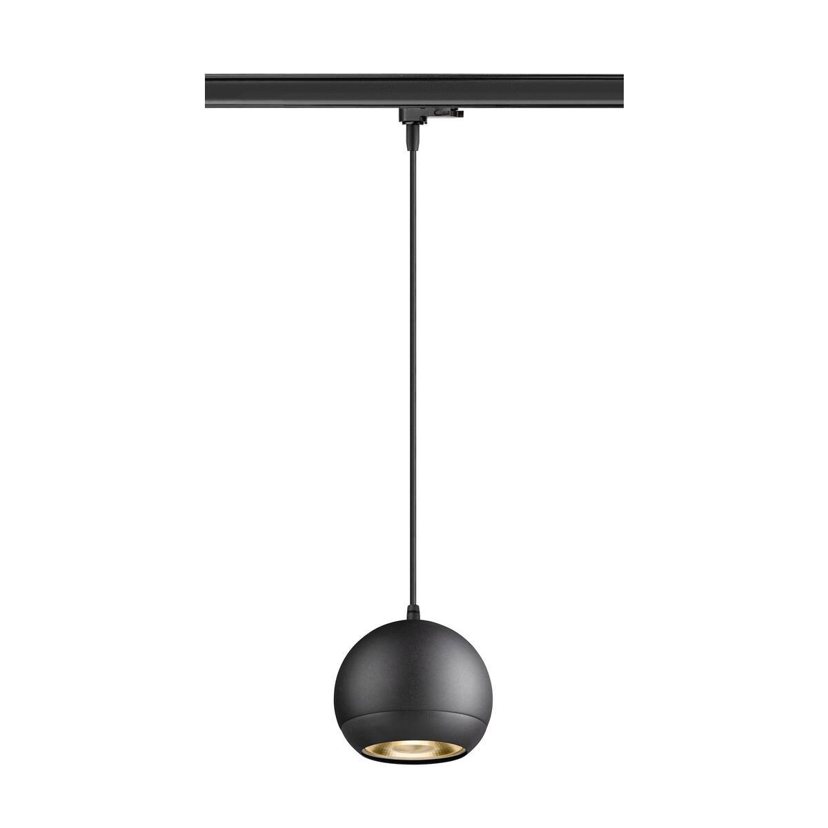 LA 1008176 LIGHT EYE® 150 3~ závěsné svítidlo, GU10, délka závěsu 150cm, 1x max. 13W, matně černá - BIG WHITE (SLV)
