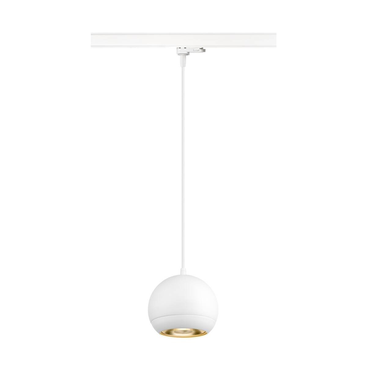 LA 1008177 LIGHT EYE® 150 3~ závěsné svítidlo, GU10, délka závěsu 150cm, 1x max. 13W, matně bílá - BIG WHITE (SLV)