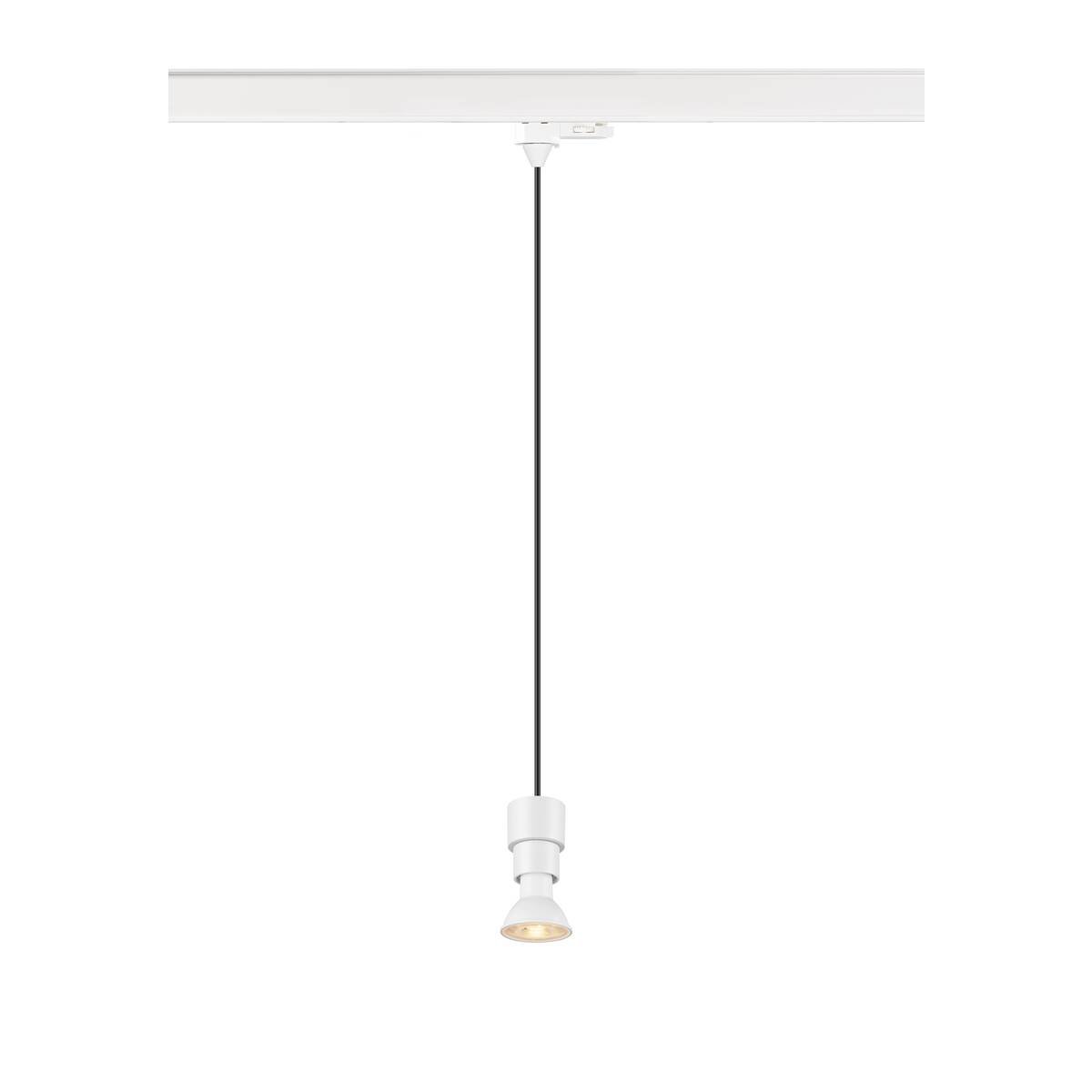 LA 1008211 PURI 2.0 Basic 3~ závěsné svítidlo, GU10, délka závěsu 200cm, 1x max. 6W, bílá - BIG WHITE (SLV)