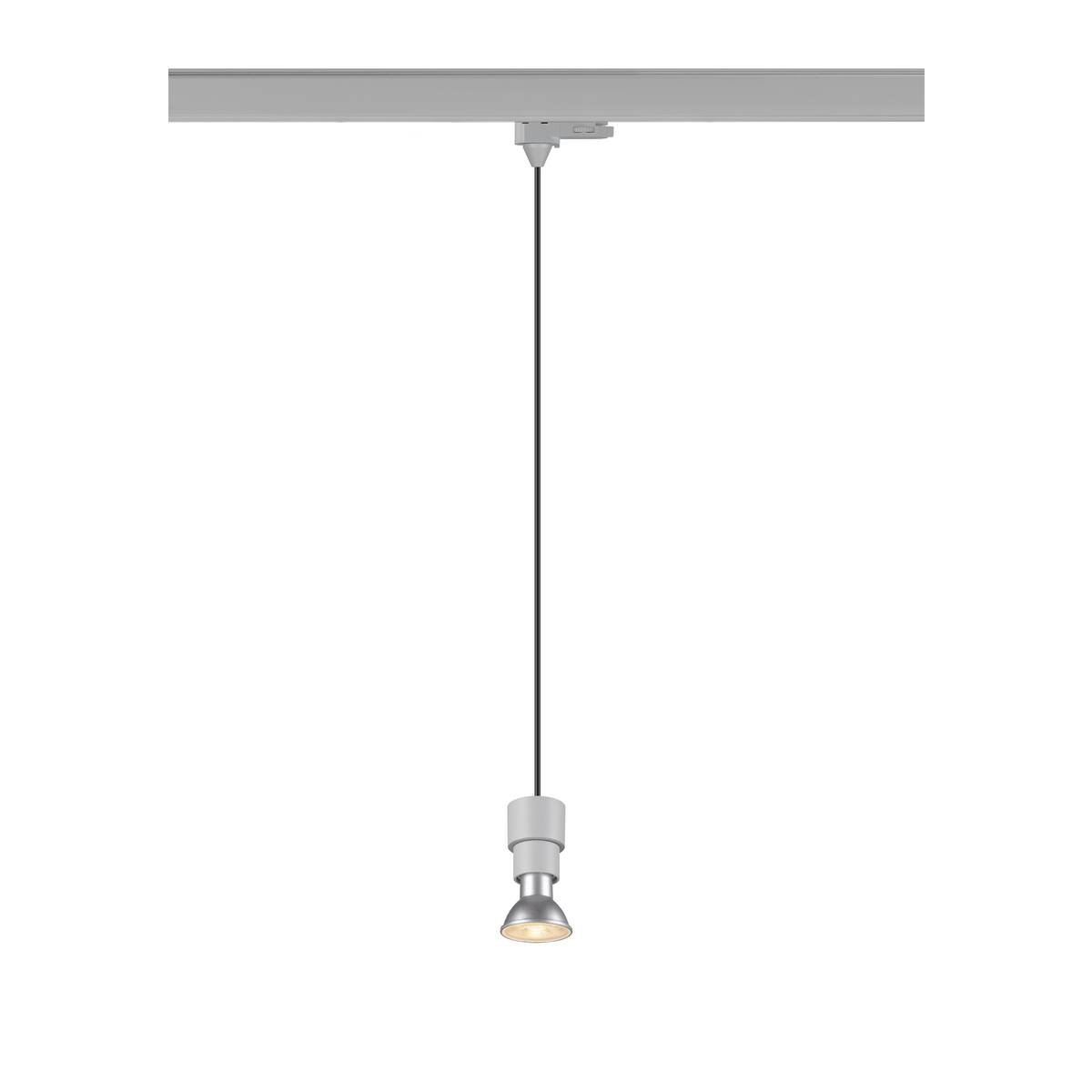 LA 1008212 PURI 2.0 Basic 3~ závěsné svítidlo, GU10, délka závěsu 200cm, 1x max. 6W, šedá - BIG WHITE (SLV)